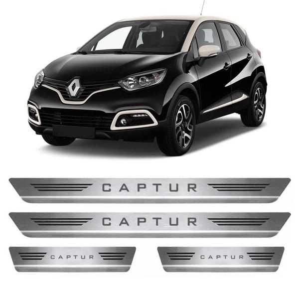 Imagem de Soleiras de Aço Inox Escovado Renault Captur