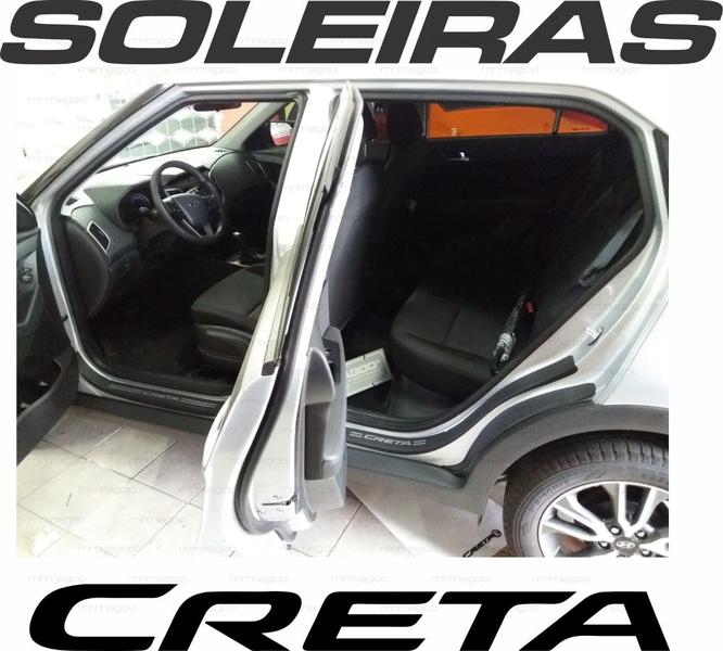 Imagem de Soleiras Super Protetoras Hyundai Creta + Soleira Da Mala