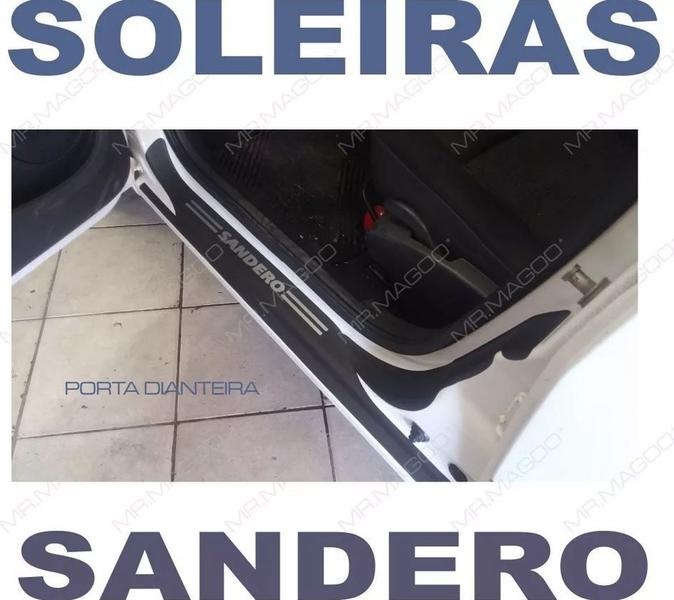 Imagem de Soleiras Super Protetoras Renault Sandero 2008 a 2014