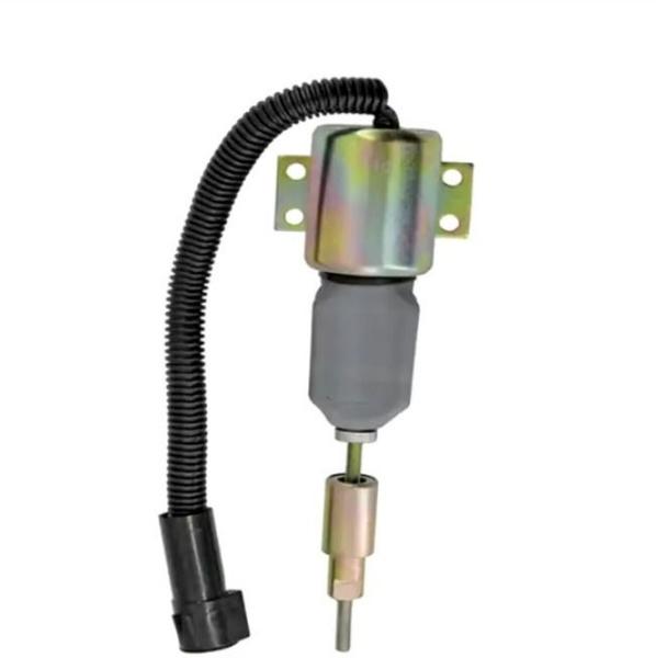 Imagem de Solenoide de Parada 12V P/ Bomba Injetoras Diesel Cummins Série B 5.9L12V P/ Caminhão Volkswagen Ford Cargo MWM Synchro-Start