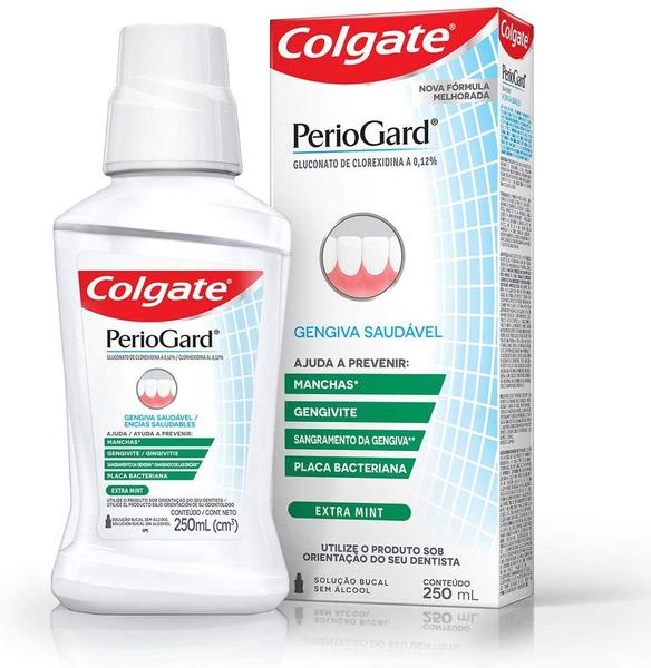 Imagem de Solucao Bucal Colgate Periogard Sem Alcool, Extra Mint, 250Ml