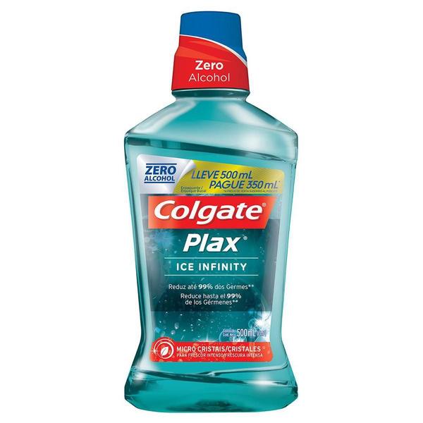 Imagem de Solução Bucal Colgate Plax Ice Infinity Leve500 Pague350ml