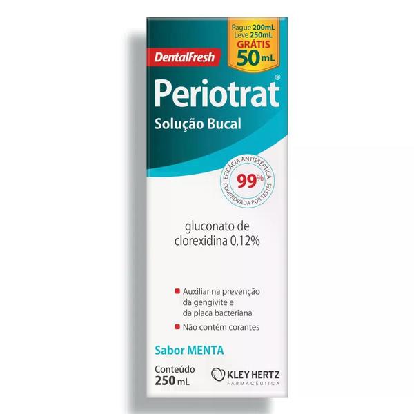 Imagem de Solução Bucal Dentalfresh Periotrat Sabor Menta 250ml