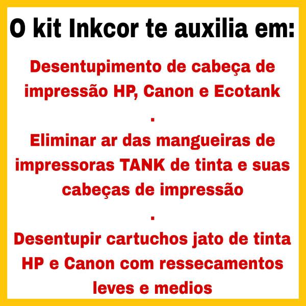 Solução Clean Limpeza Desobstrução Cabeça Impressão Cartucho - Inkcor Imagem de Solução Clean Limpeza Desobstrução Cabeça Impressão Cartucho