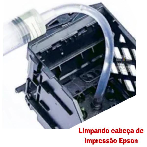 Solução Clean Limpeza Desobstrução Cabeça Impressão Cartucho - Inkcor Imagem de Solução Clean Limpeza Desobstrução Cabeça Impressão Cartucho