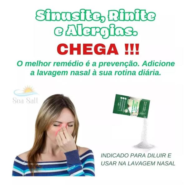 Imagem de Solução Limpeza Nasal Soro Fisiológico Pó Xô Ites Kit C/ 180