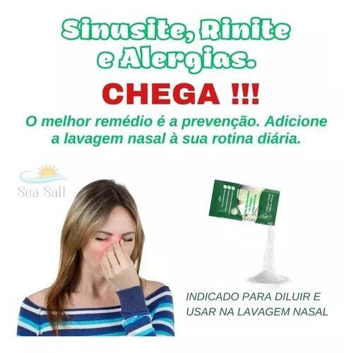 Imagem de Solução Limpeza Nasal Soro Fisiológico Pó Xô Ites Kit C/ 180