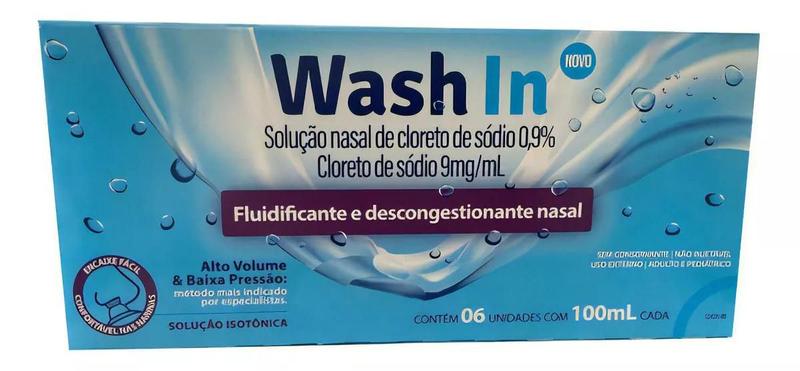 Imagem de Solução Nasal de Cloreto de Sódio 0,9% 100 ml Wash In