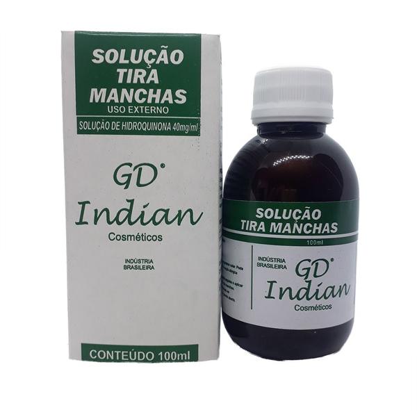 Imagem de Solução Tira Manchas Escuras Da Pele Gd Indian 100ml