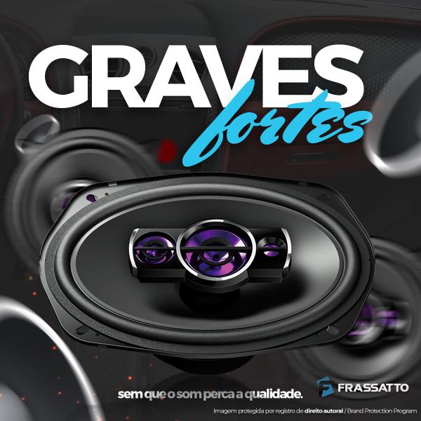 Som Automotivo Alto Falantes Pioneer 69 Polegadas 6x9 Tampão Carro