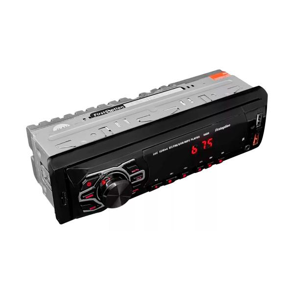 Imagem de Som Automotivo AM/FM First Option Maxx Audio 4x25W RMS 2 USB Carregador Celular MP3 Bluetooth 4 Saídas para Alto-Falantes