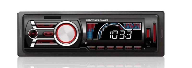 Imagem de Som Automotivo Controle Remoto LED Bluetooth MP3 FM TF AUX