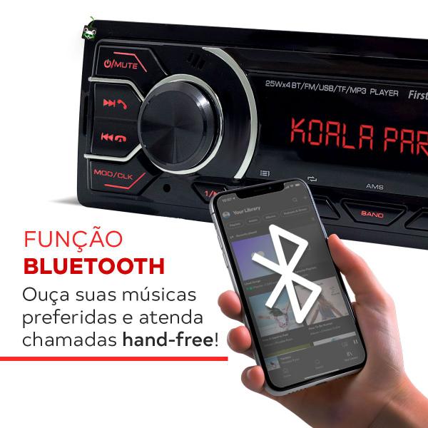 Imagem de Som Automotivo Universal Mp3 Rádio Player Usb Buetooth Sd Pendrive