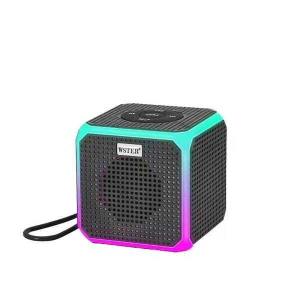 Imagem de Som Potente em um Design Compacto: Caixinha de Som Bluetooth Cubo RGB