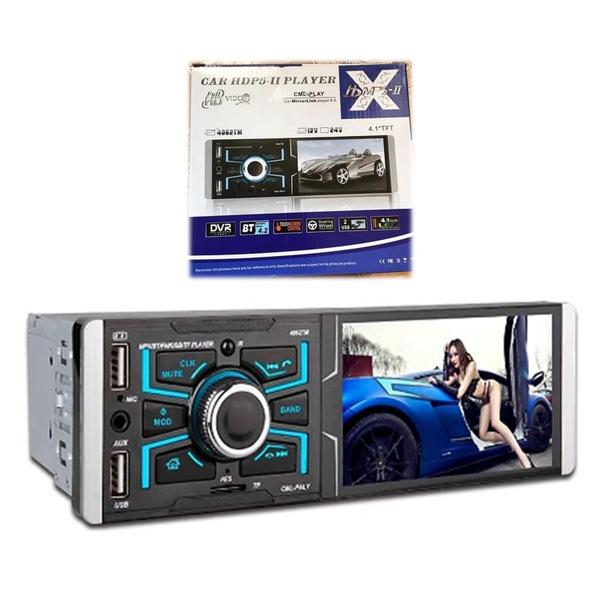 Imagem de Som Rádio Automotivo Reproduz Mp5/Bt/Fm/Usb/Tf Player Car