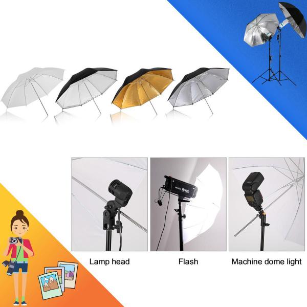 Sombrinha Branca Flash Tripé Filme Difusora 84cm Fotografia - PDIMPORT Imagem de Sombrinha Branca Flash Tripé Filme Difusora 84cm Fotografia