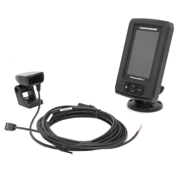 Sonar Humminbird Piranha MAX 4 Tela Colorida 4,3 Sensor Temperatura de água Imagem de Sonar Humminbird Piranha MAX 4 Tela Colorida 4,3 Sensor Temperatura de água