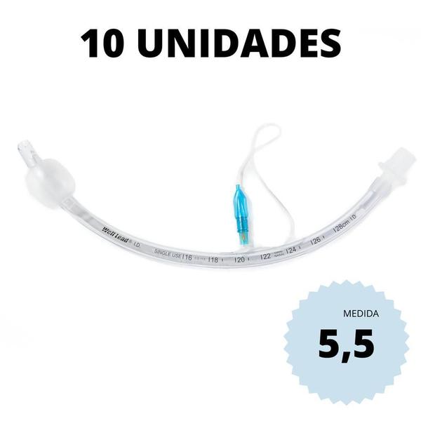 Imagem de Sonda Endotraqueal Com Balão 5,5 10 Unidades Well Lead