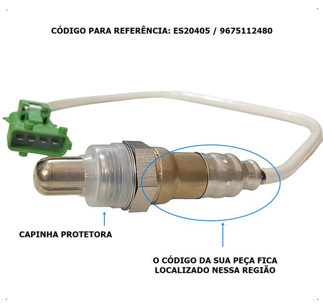 Imagem de Sonda Lambda Es20405 Citroen Air Cross C3 Picasso1.6 16v PEUGEOT 308 1.6 16V FLEX