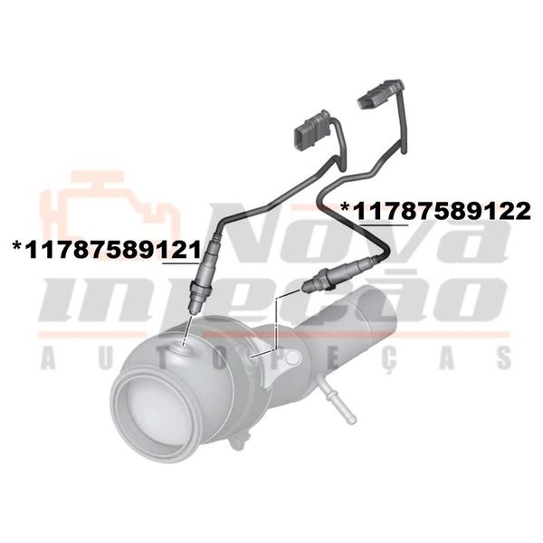 Imagem de Sonda Lambda Pós Bmw 125i 320i 328i 428i 528i 2.0 Gasolina