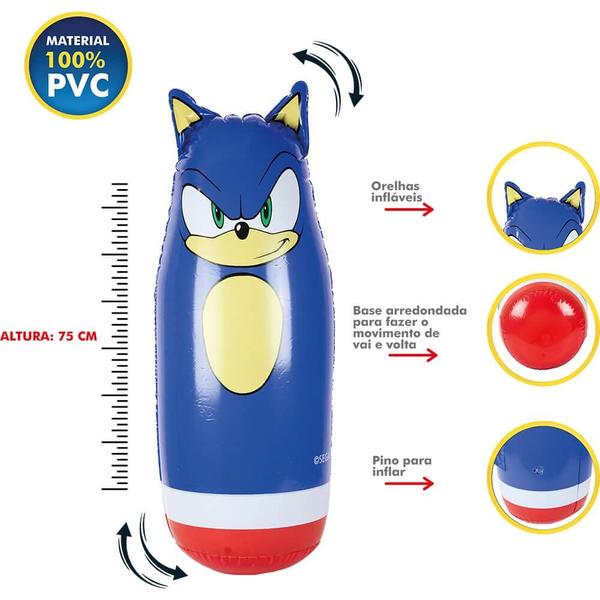 Imagem de Sonic teimosinho 75cm bbr