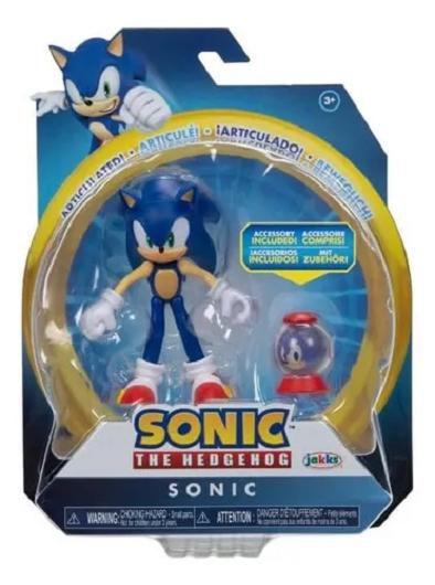 Imagem de Sonic The Hedgehodg Boneco Articulado C/ Acessorio bola Sonic  - Sonic  -  Sunny