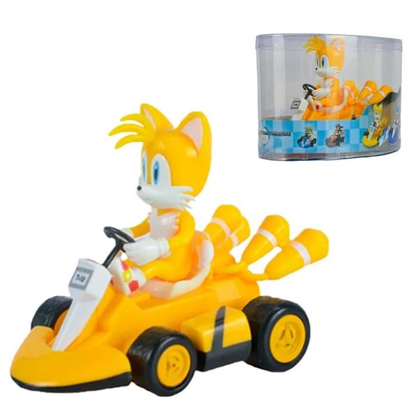 Imagem de Sonic The Hedgehog - Carro de Brinquedo Infantil - Figura de Desenho Animado