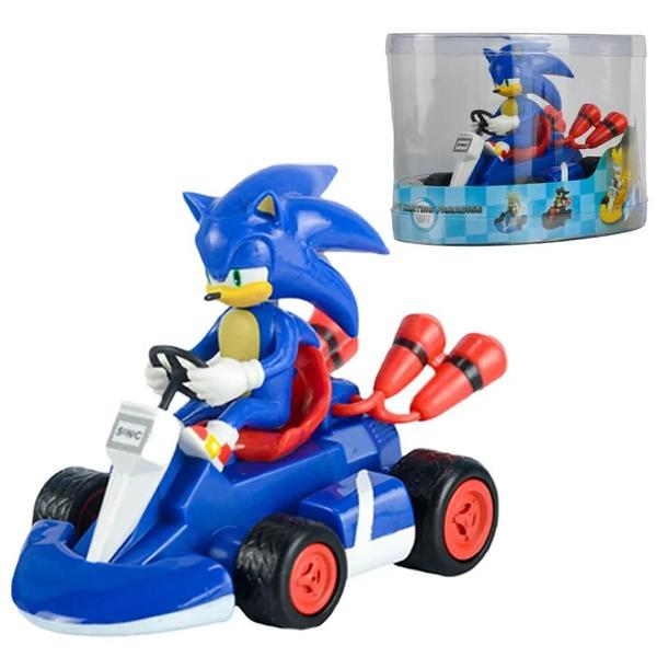 Imagem de Sonic The Hedgehog - Carro de Brinquedo Infantil - Figura de Desenho Animado