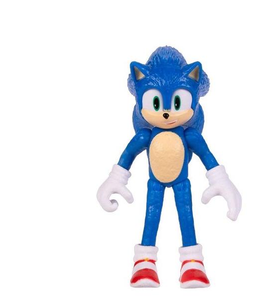 Imagem de Sonic The Hedgehog Filme 3 Boneco Articulada Sonic 7 cm  Sunny