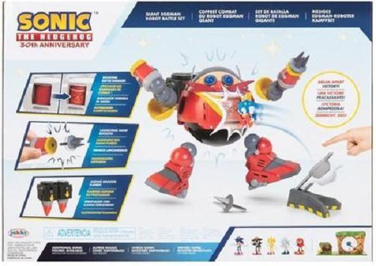 Imagem de Sonic The Hedgehog Robô Batalha Gigante Eggman Com Acessorios  - Sunny