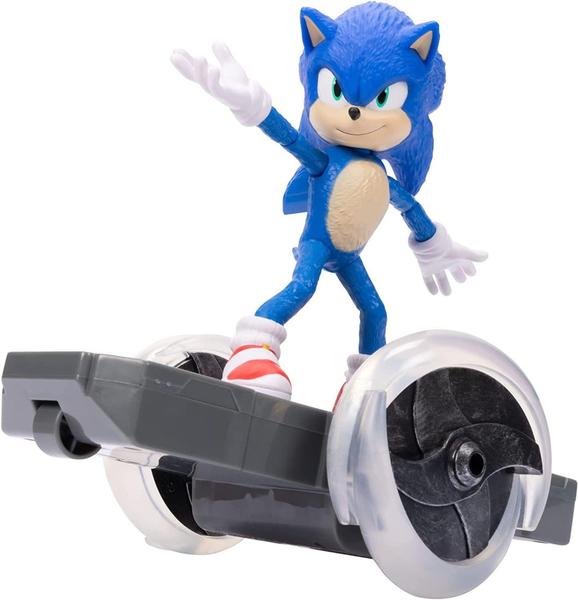 Imagem de Sonic the Hedgehog Sonic 2 Movie - Sonic Speed RC Veículo Oficial - Jakks