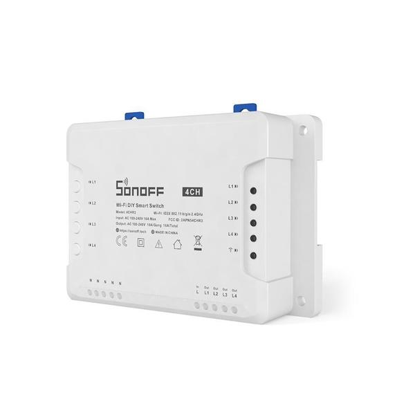 Imagem de Sonoff 4Ch R3 Wifi Automação Smart Home Alexa Google