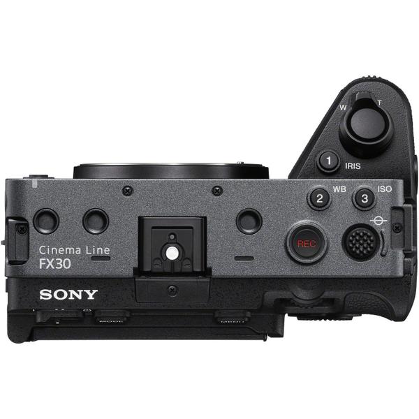 Sony cinema ilme-fx30 corpo com alça xlr Imagem de Sony cinema ilme-fx30 corpo com alça xlr