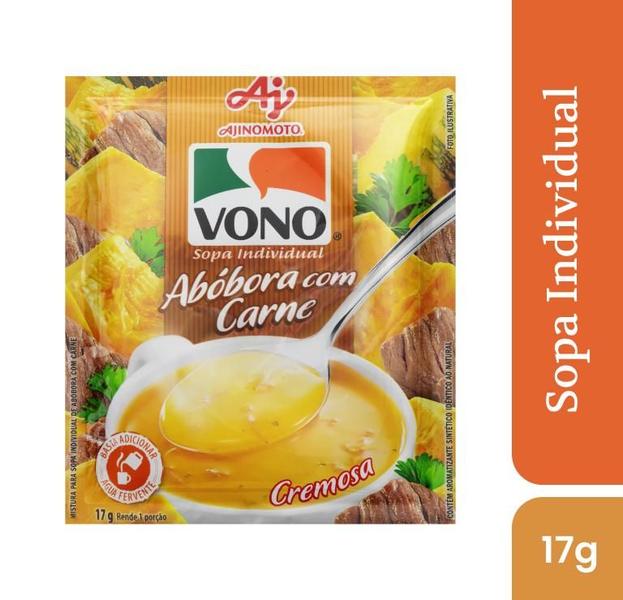 Imagem de Sopa cremosa vono sabor abóbora com carne 17g