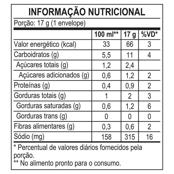 Imagem de Sopa Cremosa Vono Sabor Abóbora Com Carne Menos Sódio 17g