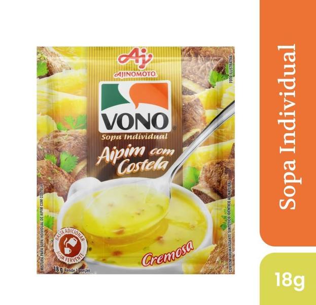 Imagem de Sopa Cremosa Vono Sabor Aipim Com Costela 18g