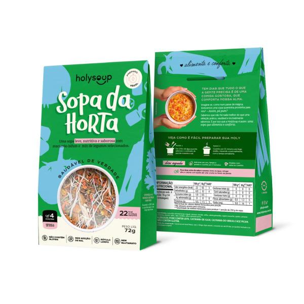 Imagem de Sopa Da Horta - Sopa Natural Sem Glúten Vegano - Holysoup