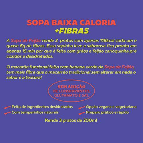 Sopa de Feijão Mexidona Vegana contendo 3 pacotes de 115g cada Imagem de Sopa de Feijão Mexidona Vegana contendo 3 pacotes de 115g cada