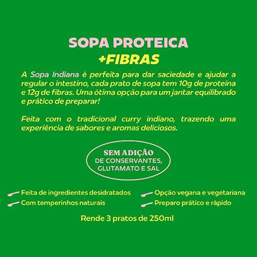 Imagem de Sopa Indiana Mexidona Vegana contendo 3 pacotes de 160g cada