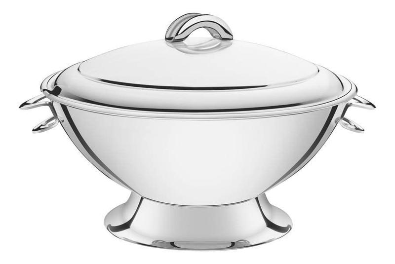 Sopeira com tampa aço inox Ø 24cm - Tramontina Imagem de Sopeira com tampa aço inox Ø 24cm