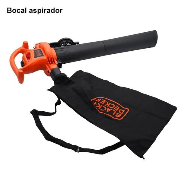 Imagem de Soprador Aspirador Triturador Black+Decker Eletrico 2500W