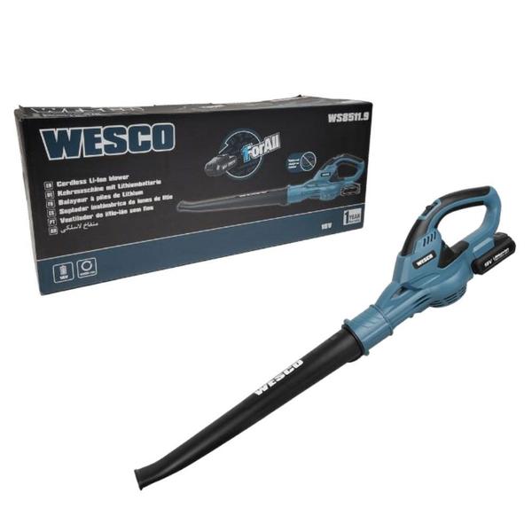 Imagem de Soprador de Folhas Tubo Longo a bateria 18V WS8511.9 Wesco