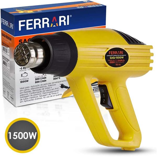 Imagem de Soprador Térmico 1500w C/ Regulagem Multiuso Ferrari