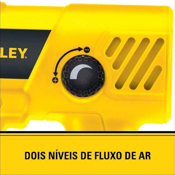 Imagem de Soprador Termico 1800w Maleta Stxh2000k Stanley Amarelo 127V