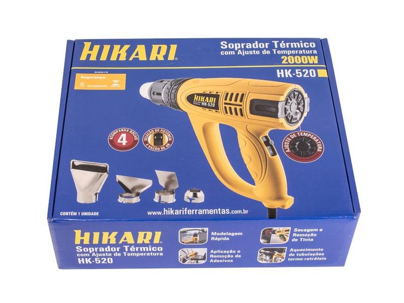 Imagem de Soprador Térmico 2000W Hikari HK-520