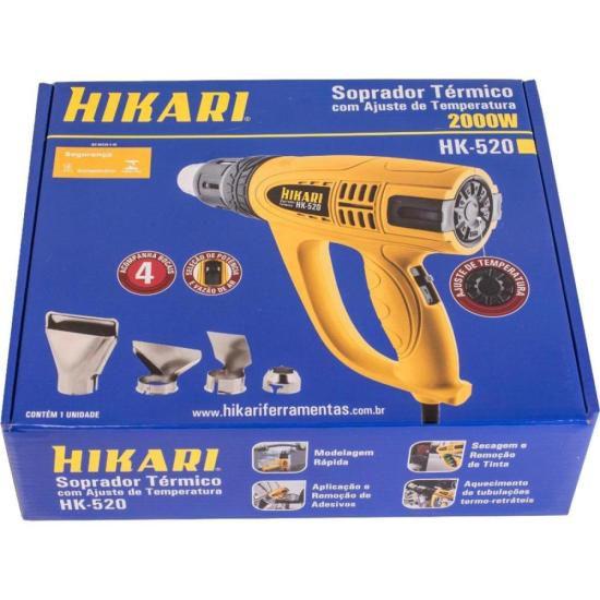 Imagem de Soprador Térmico 220V 1000W e 2000W HK-520 Hikari