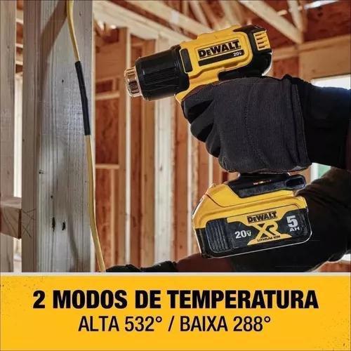 Imagem de Soprador Térmico A Bateria 5ah 20v Max Dce530 Dewalt Bivolt