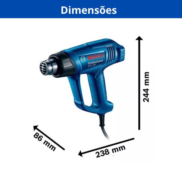 Imagem de Soprador Térmico Bosch Industrial GHG 180 220V