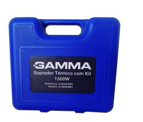 Imagem de Soprador Térmico C/ Kit De Bicos, Espátula E Maleta Gamma 220v