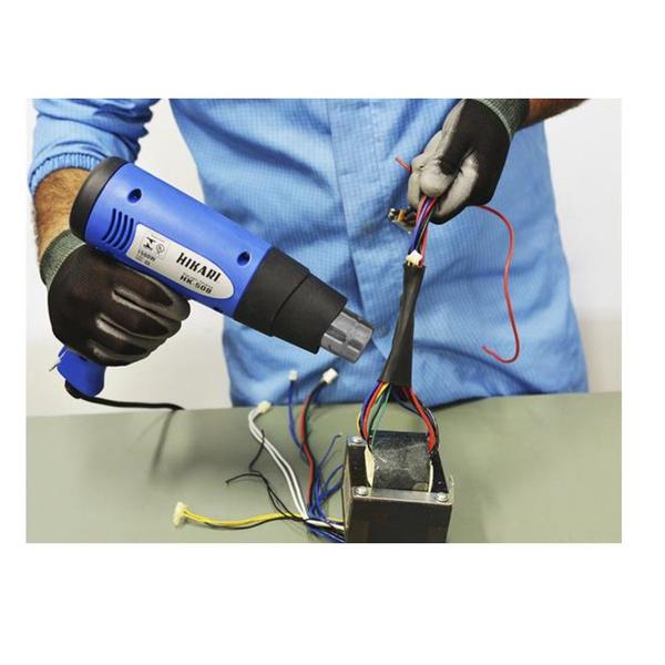 Imagem de Soprador Térmico de 1500W HIKARI HK 508 Profissional com 2 estágios de temperatura 220 Volts Azul